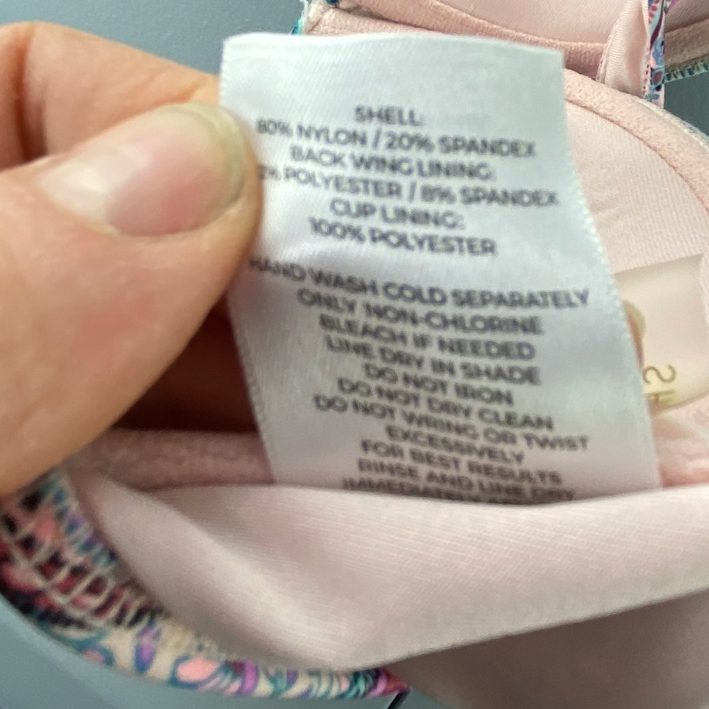 Shade Shore boho bandeau bikini top 36B - Picture 7 of 10